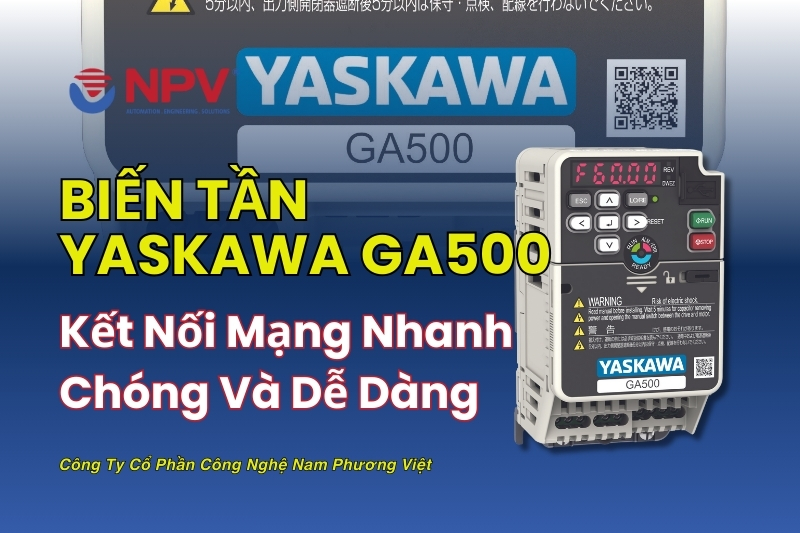 Dễ dàng kết nối mạng trên biến tần Yaskawa GA500